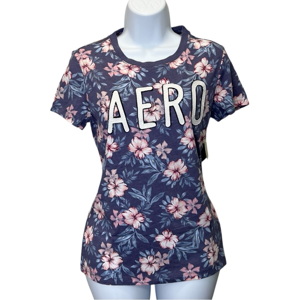 AEROPOSTALE Classic Crew Neck Tops Women T-Shirt Size L